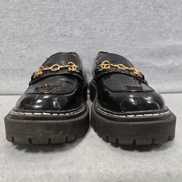 Circus By Sam Edelman Eileen Black Lug Sole  Loafers Size 9 - Picture 3 of 10